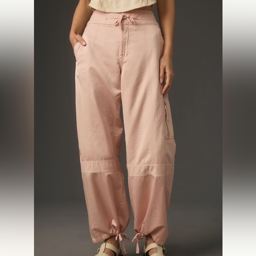 *Anthropologie Pilcro Satin Parachute Pants